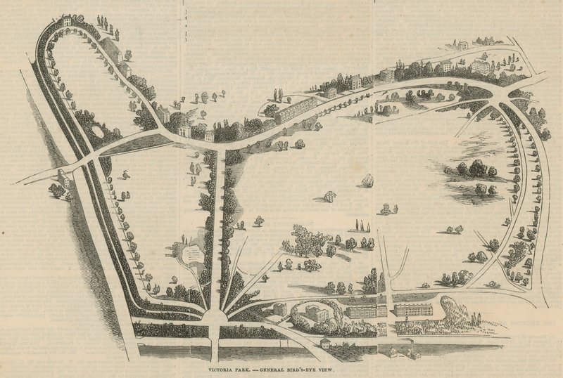 Victoria Park, Vista generale dall