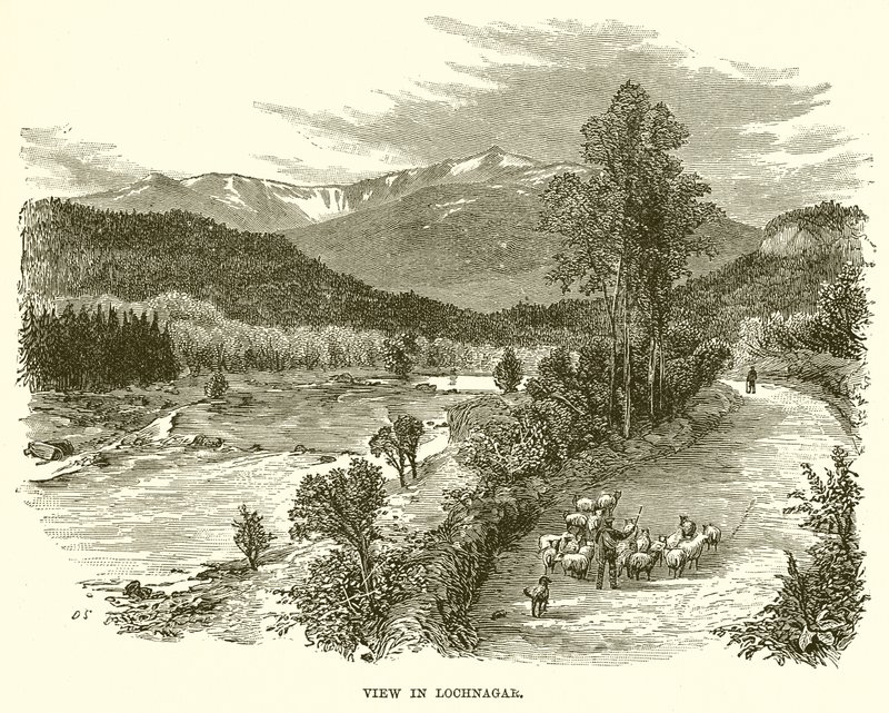 Veduta di Lochnagar da English School