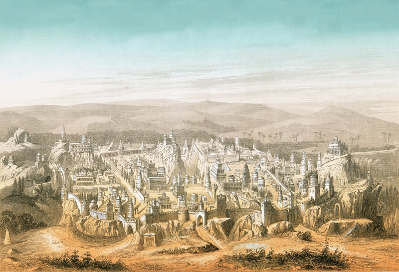 Veduta di Gerusalemme da English School