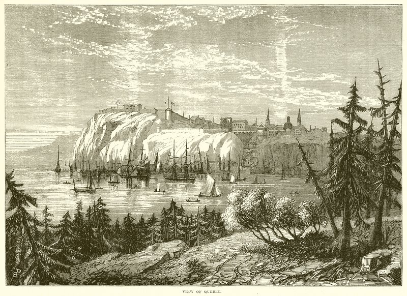 Veduta di Quebec da English School