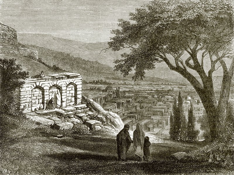 Veduta di Shumakhi da English School