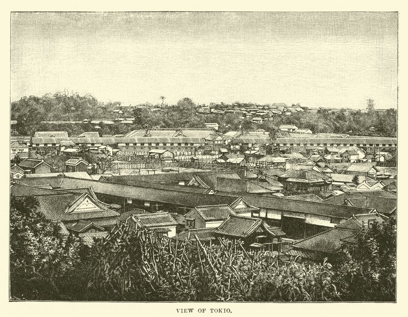 Veduta di Tokyo da English School