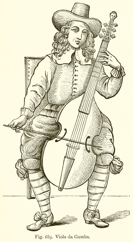 Viola da gamba da English School