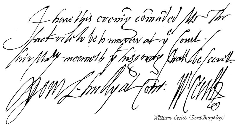 William Cecill, (Lord Burghley) da English School