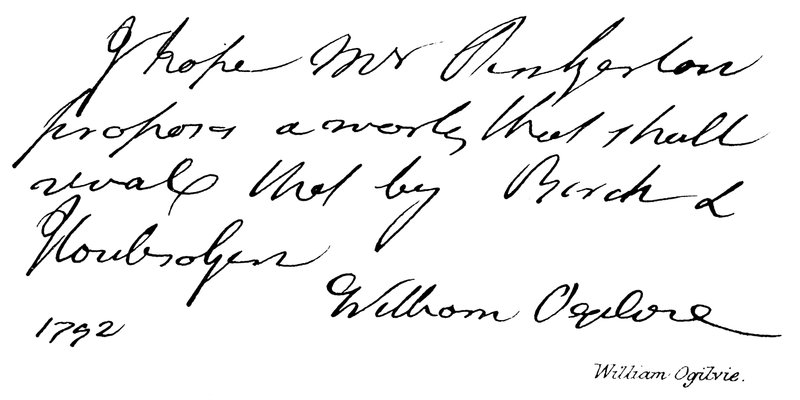 William Ogilvie da English School