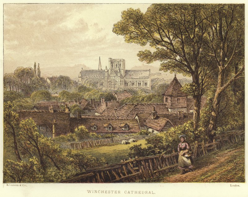 Cattedrale di Winchester a Winchester da English School