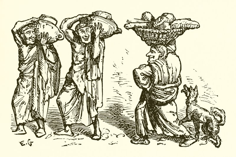 Esopo e i suoi Compagni Servi da Ernest Henry Griset