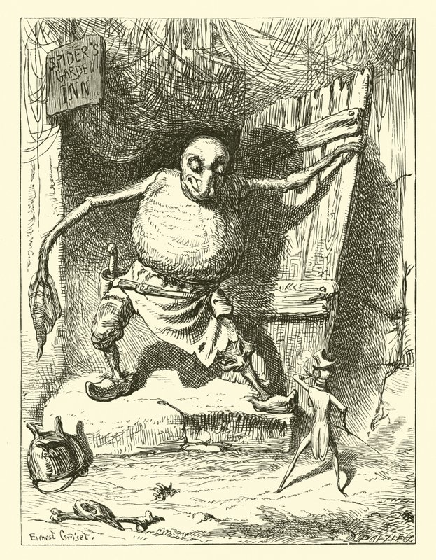 Il ragno e la mosca da Ernest Henry Griset