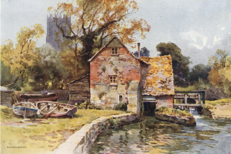 Place Mill, Christchurch da Ernest William Haslehust