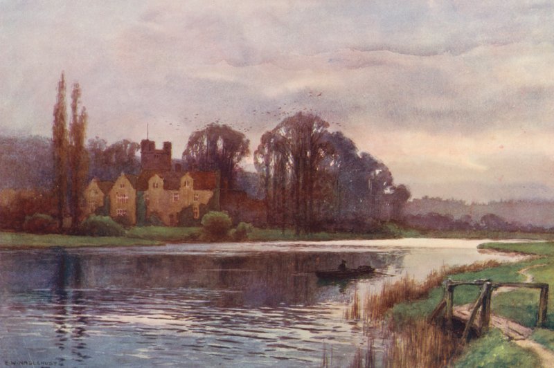 Fiume Tamigi: Abbazia di Bisham da Ernest William Haslehust