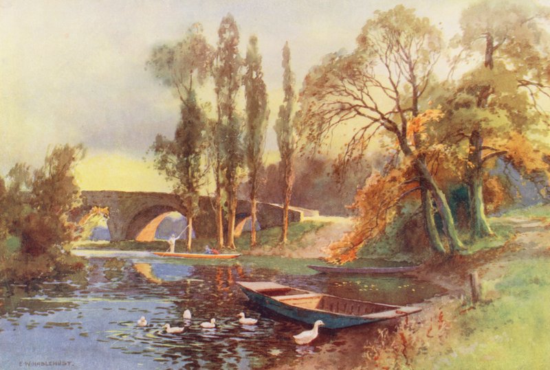 Fiume Tamigi: Ponte di Chertsey da Ernest William Haslehust
