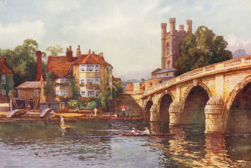 Fiume Tamigi: Henley Bridge da Ernest William Haslehust