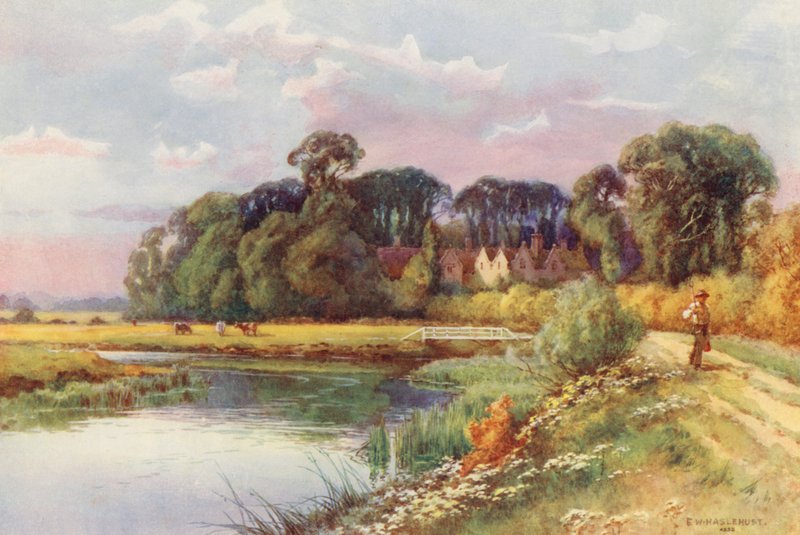 Fiume Tamigi: Kelmscott da Ernest William Haslehust