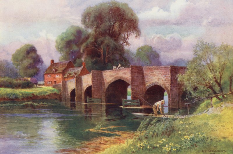 Fiume Tamigi: Newbridge da Ernest William Haslehust
