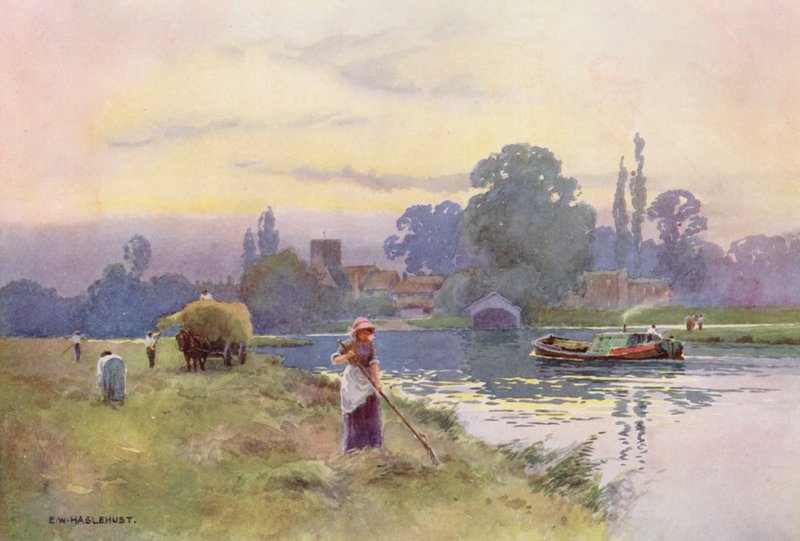 Fiume Tamigi: Shepperton da Ernest William Haslehust