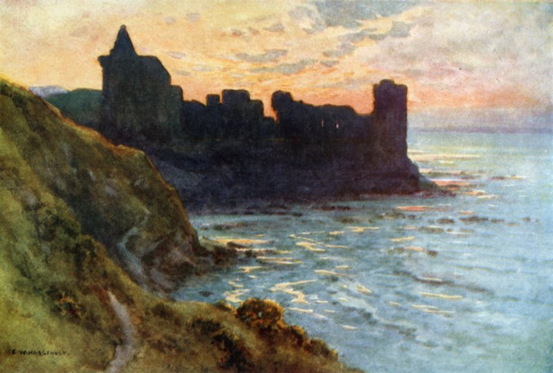 Il castello, St. Andrews da Ernest William Haslehust