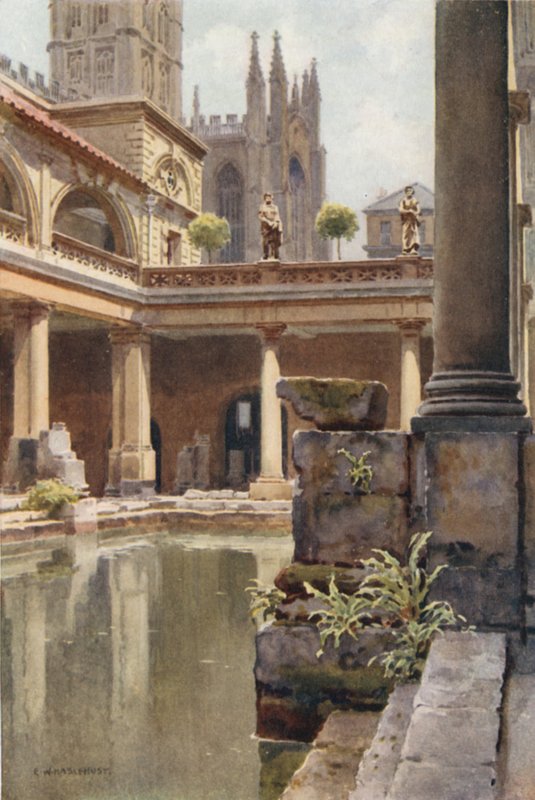 Il Bagno Romano da Ernest William Haslehust