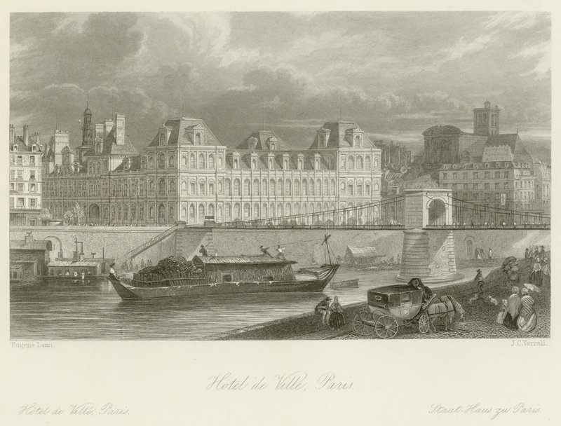 Hotel de Ville da Eugene Louis Lami