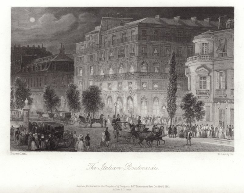 I boulevard italiani da Eugene Louis Lami