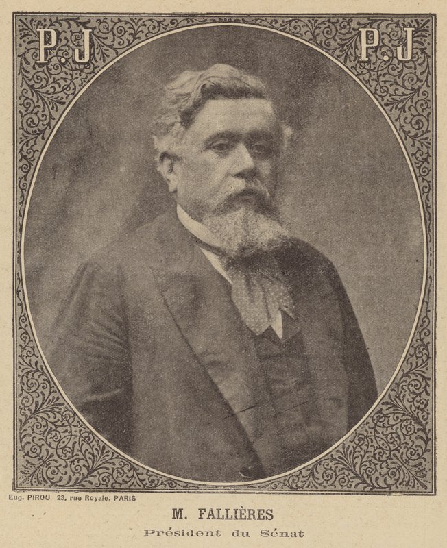 Armand Fallières, Presidente del Senato Francese da Eugene Pirou