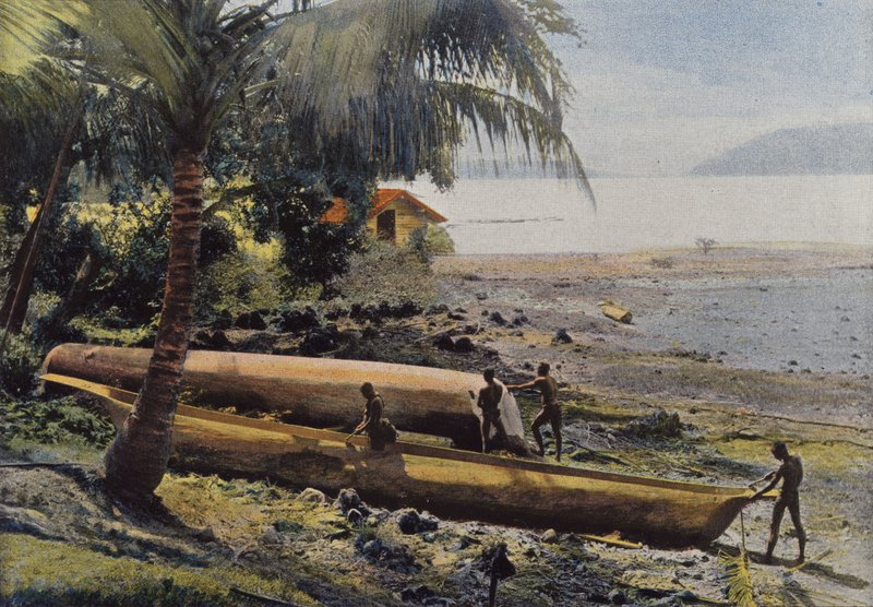 Isole Andamane, Costruzione di una Piroga da European Photographer