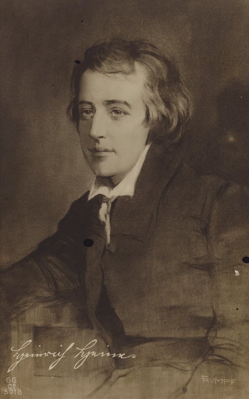 Heinrich Heine, poeta e saggista tedesco, c1820 da European School