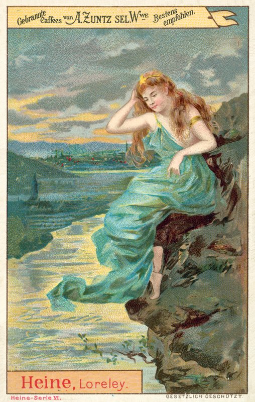 Scena dal poema di Heinrich Heine "Lorelei" da European School