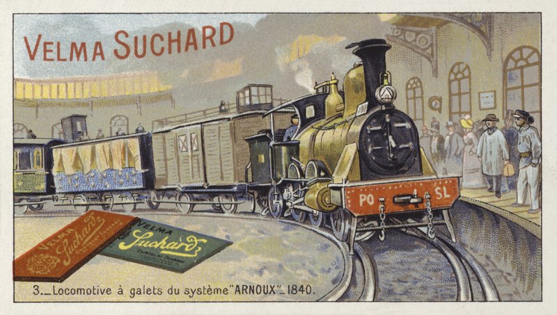 Locomotiva a vapore con sistema Arnoux, 1840 da European School