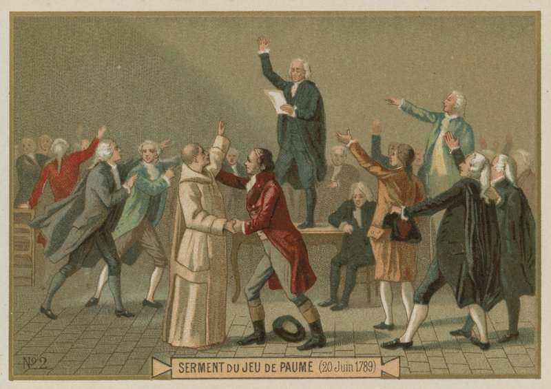 Il Giuramento della Pallacorda, Rivoluzione Francese, 20 giugno 1789 da European School