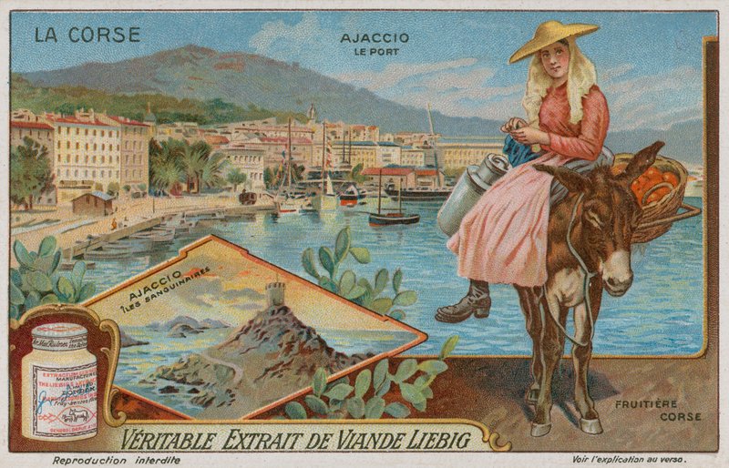 Ajaccio, arcipelago delle Isole Sanguinarie e una venditrice di frutta da European School