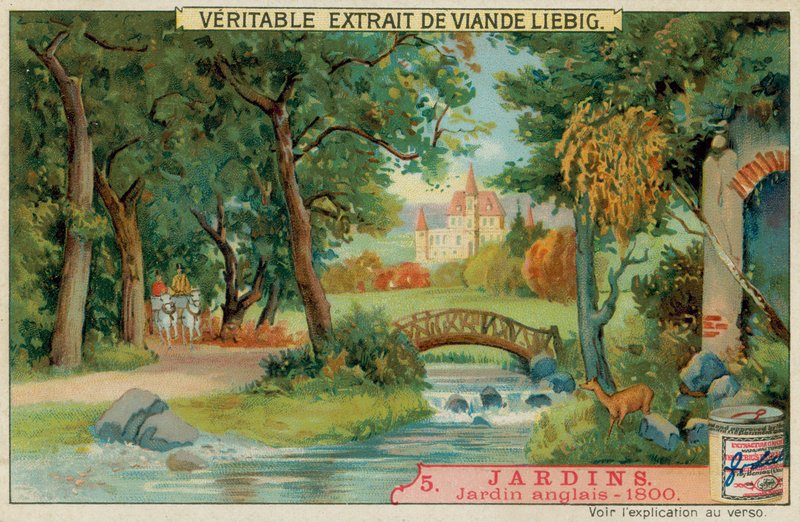 Un giardino inglese del 1800 da European School