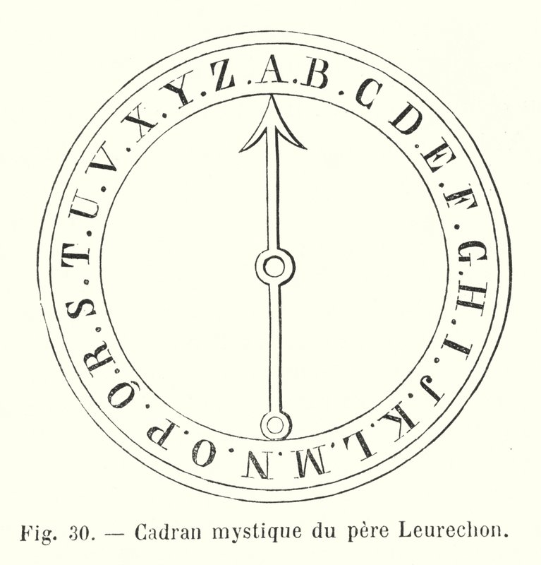 Cadran mystique du pere Leurechon (incisione) da European School