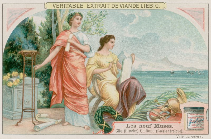 Clio (storia) e Calliope (poesia eroica) da European School