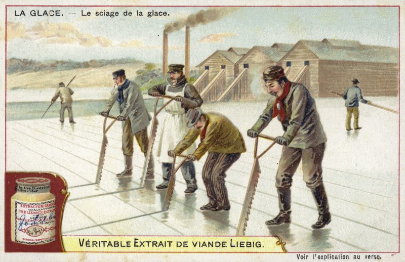 Taglio del ghiaccio con seghe da European School