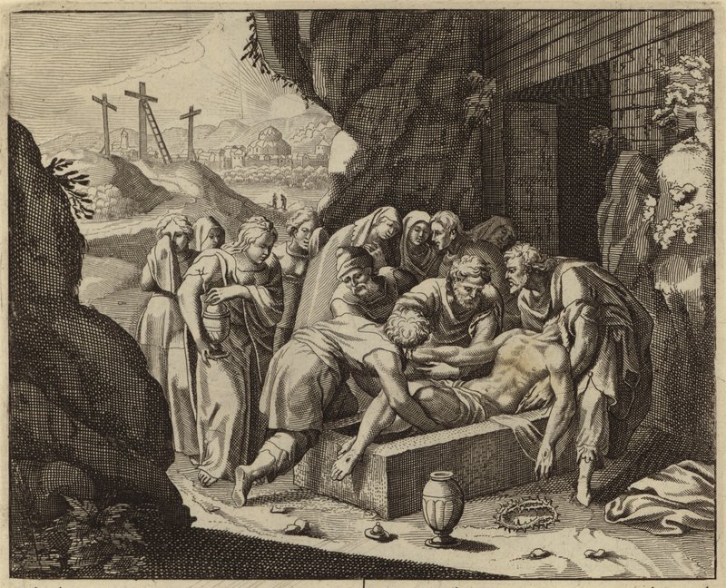 Deposizione di Gesù Cristo (incisione) da European School