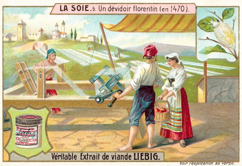 Avvolgitore di seta fiorentino da European School