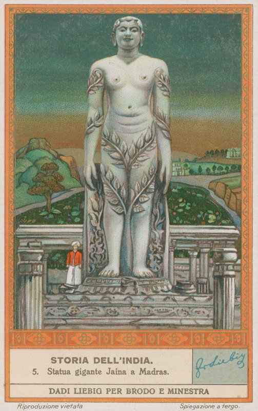Statua Jain a Madras (Chennai) da European School