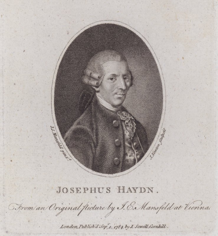 Joseph Haydn, compositore austriaco (incisione) da European School