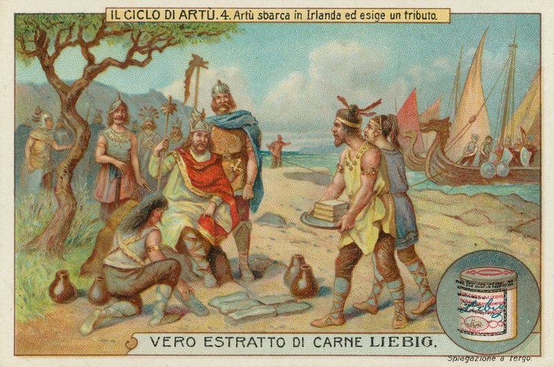 Re Artù riceve tributo in Irlanda da European School