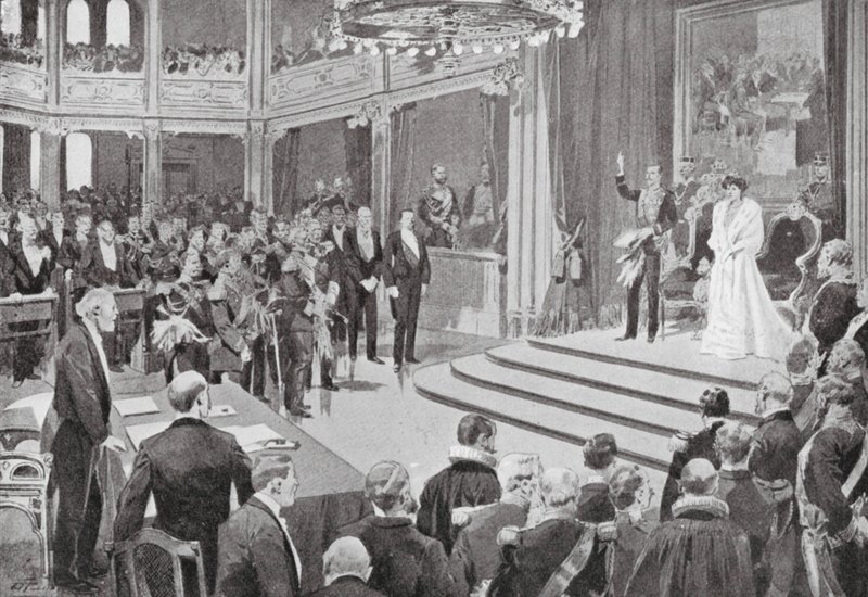 Re Haakon presta giuramento da European School