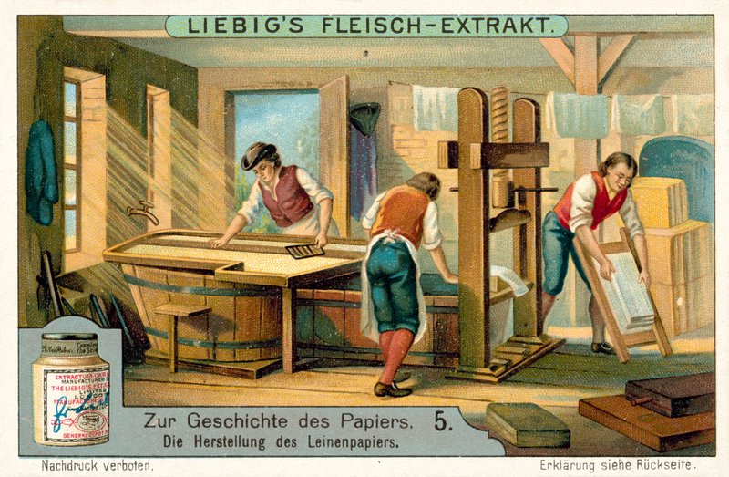 Produzione di carta di lino da European School