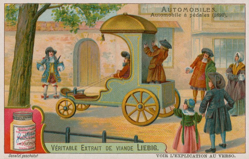 Automobile a pedali, 1690 da European School