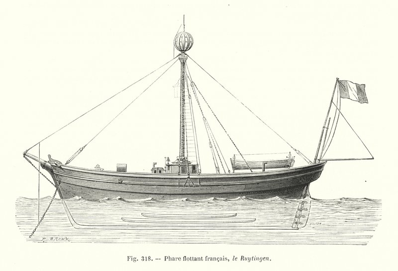 Faro galleggiante francese, il Ruytingen da European School