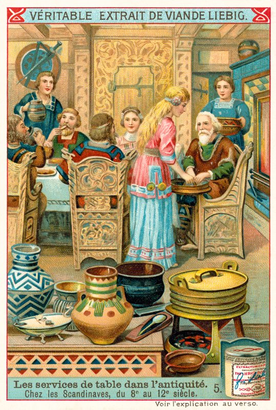 Servizio da tavola scandinavo, VIII-XII secolo da European School