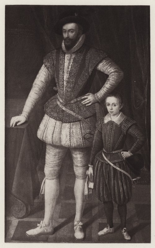 Sir Walter Raleigh e suo figlio da European School