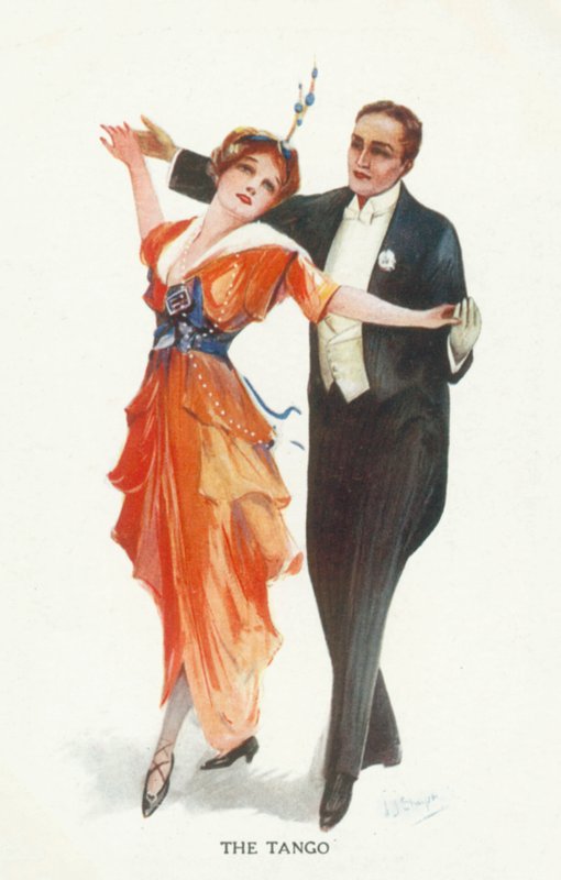 Tango (litografia a colori) da European School