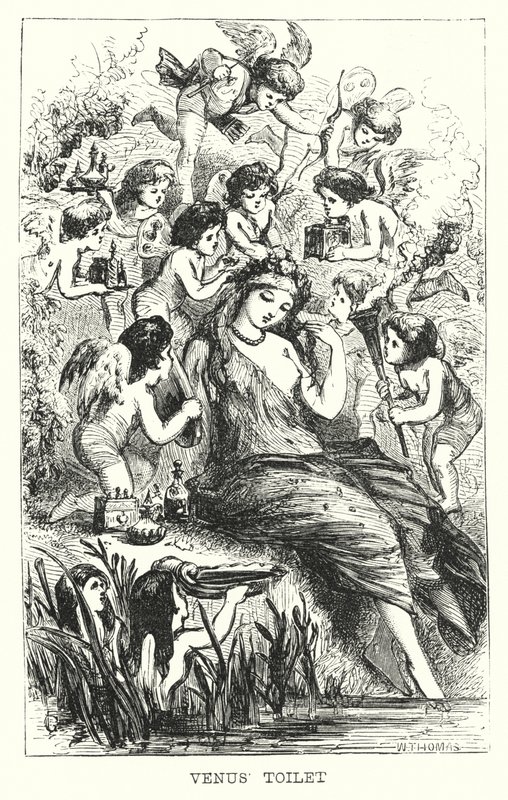 Toilette di Venere (incisione) da European School