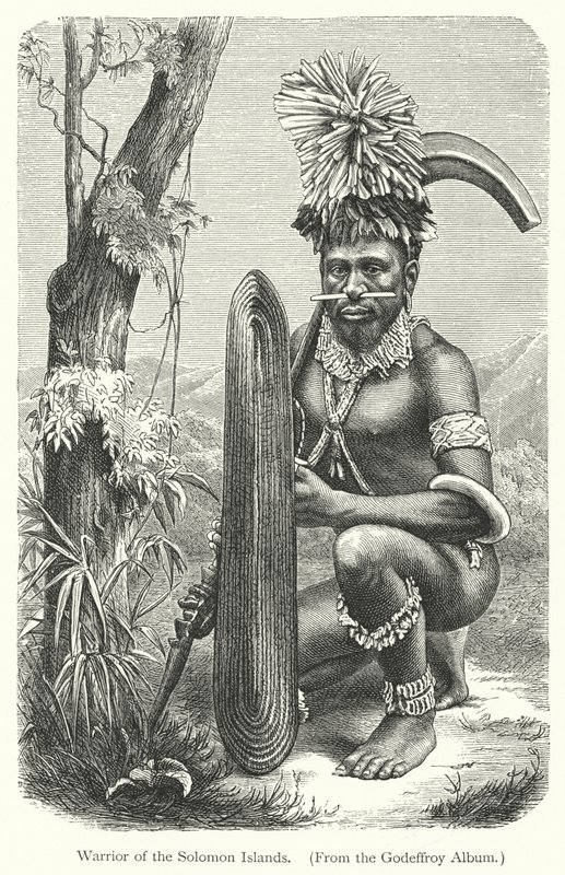 Guerriero delle Isole Salomone da European School