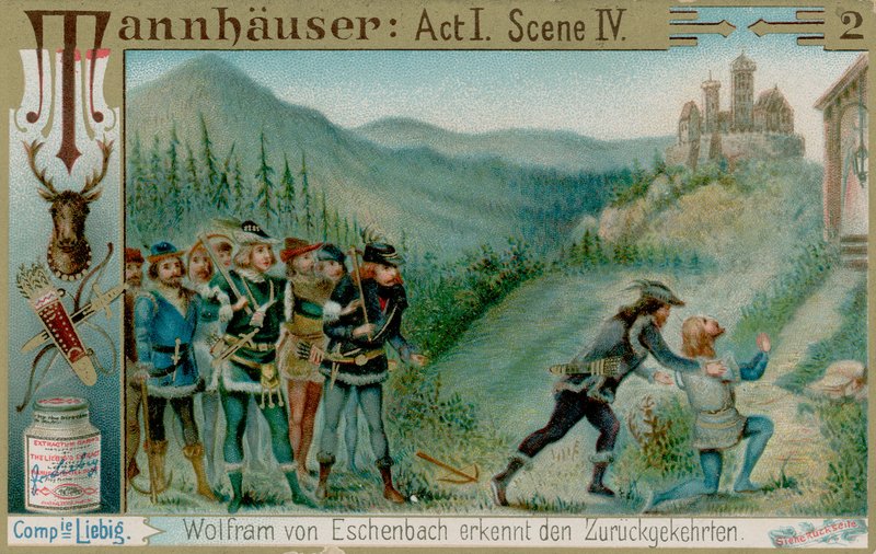 Wolfram e i suoi compagni trovano Tannhäuser da European School