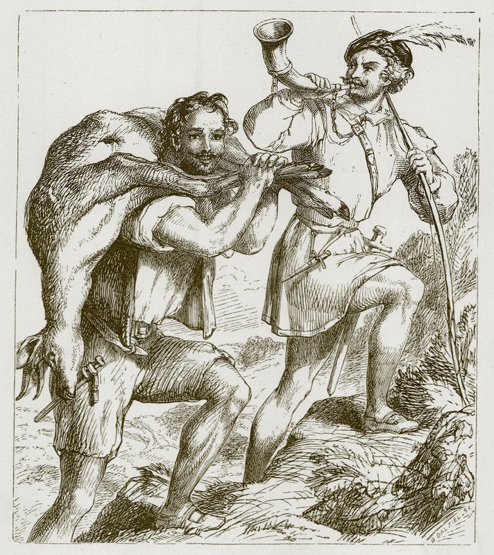 Robin Hood e Little John da F. Tayler